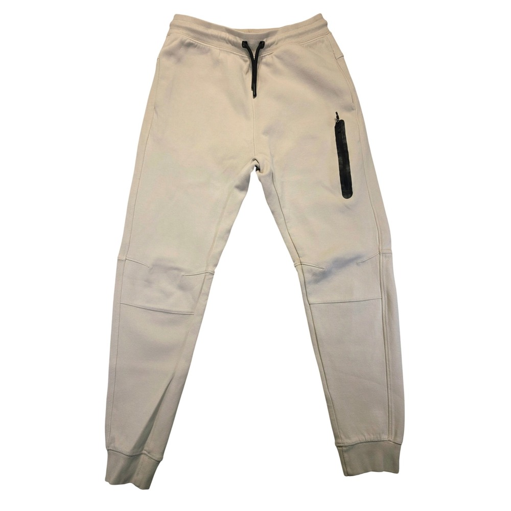 Zara Boys Tech Fleece Joggers Beige Size 11-12 Slim Fit Sweatpants